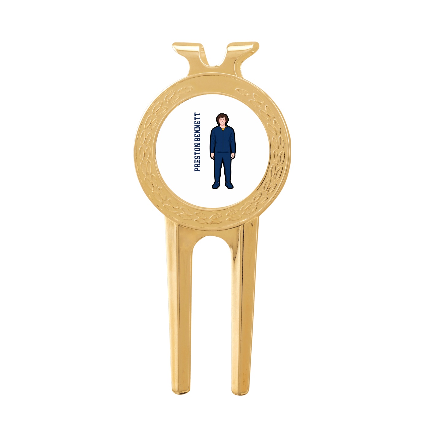Divot Tool with Ball Marker — Name Vertical in Classic