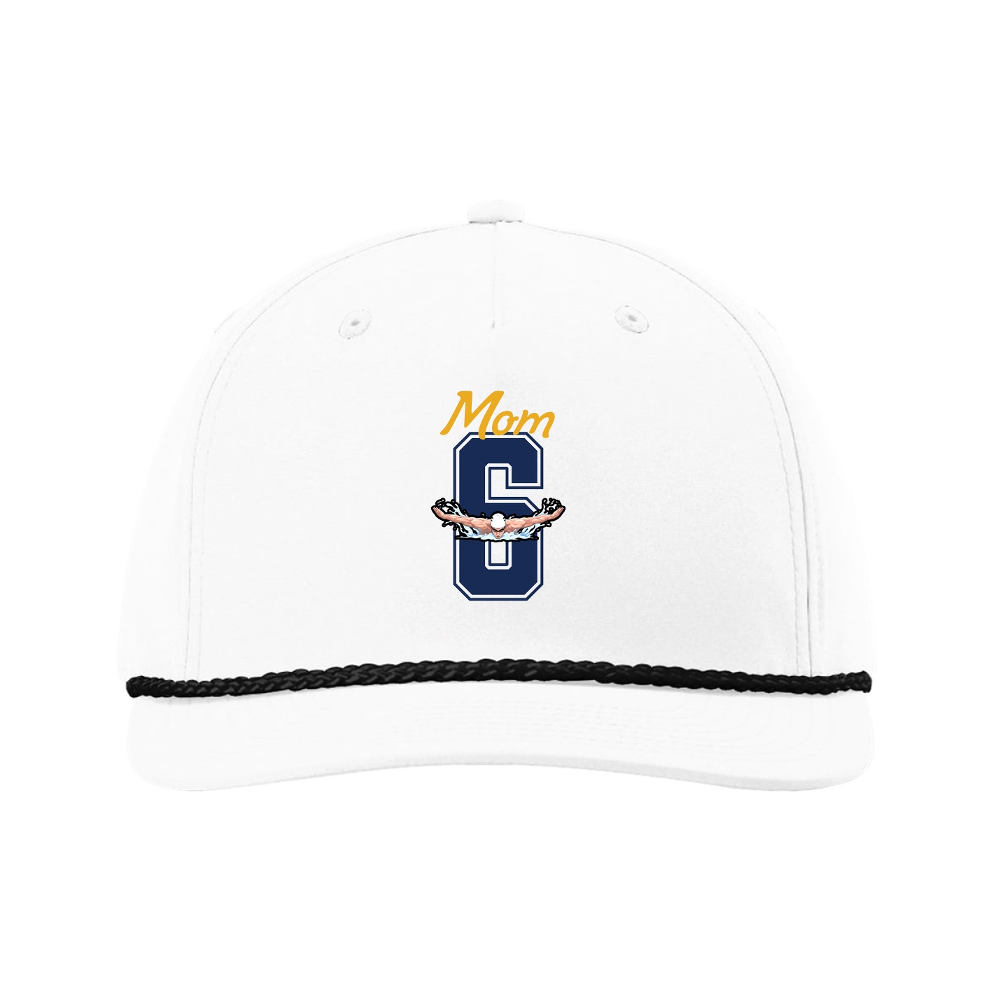 Five-Panel Classic Rope Cap — Mothers Day Shirsey in White