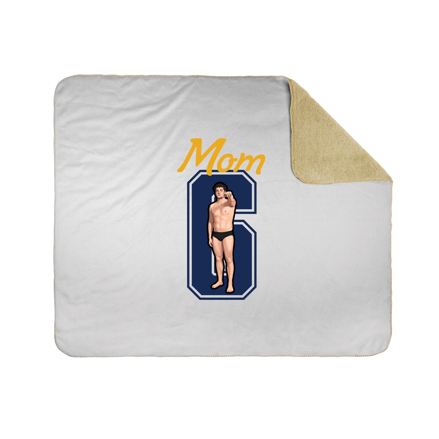 Throw Blanket — Mothers Day Shirsey in White