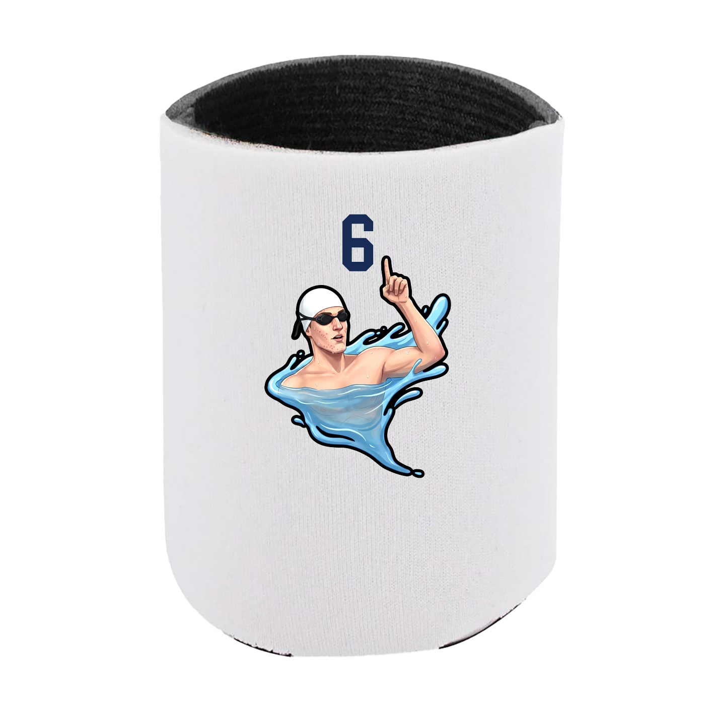 Can Holder — Number Top in White