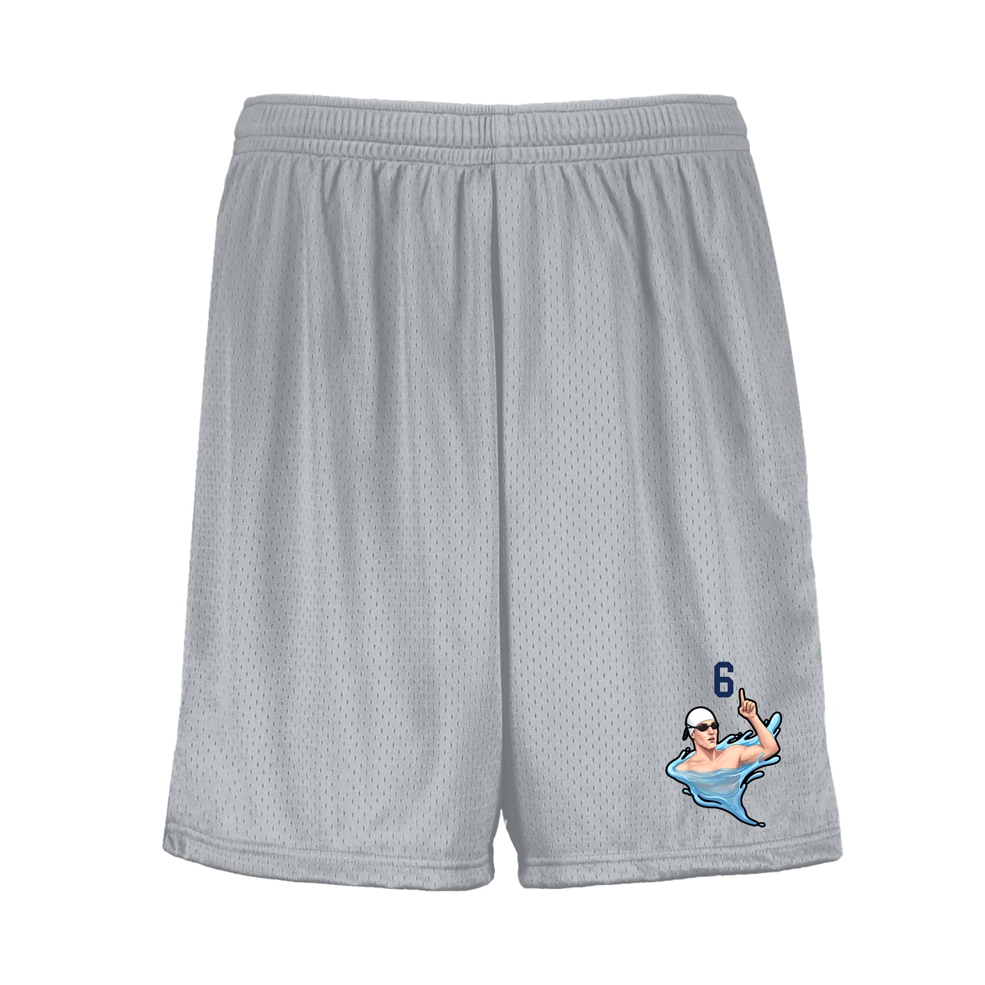 Shorts — Number Top in Silver