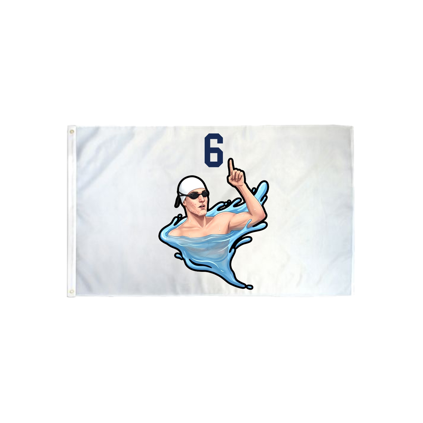 3x5 Flag — Number Top in Classic