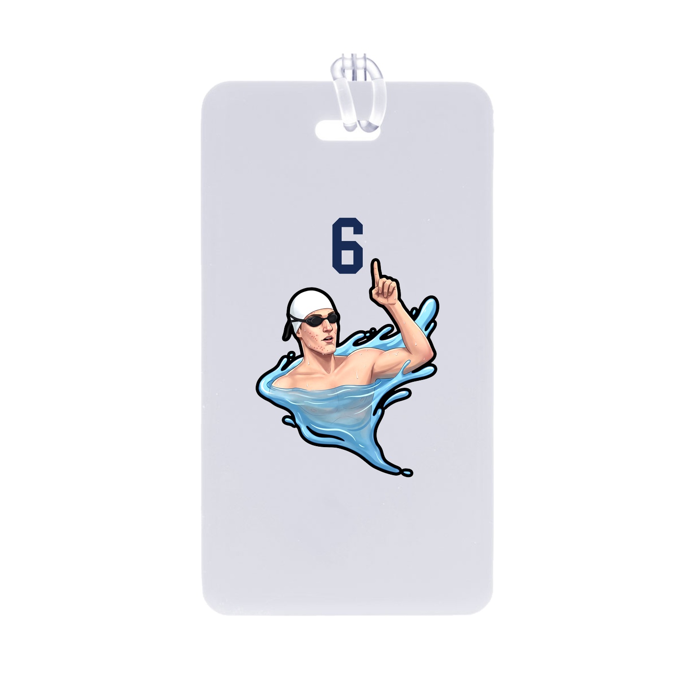 Bag Tag — Number Top in Classic