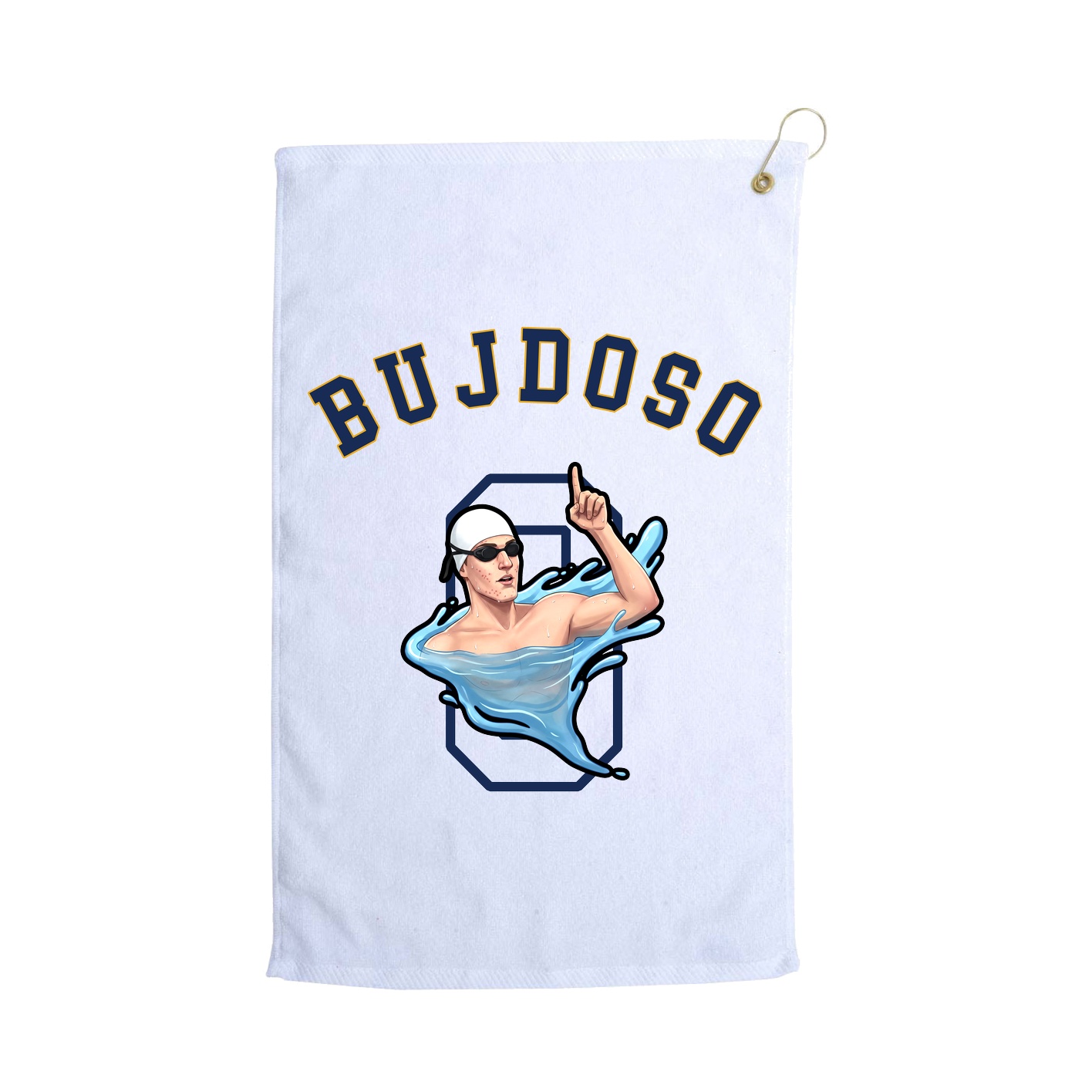 Golf Towel — Shirsey Arch in White