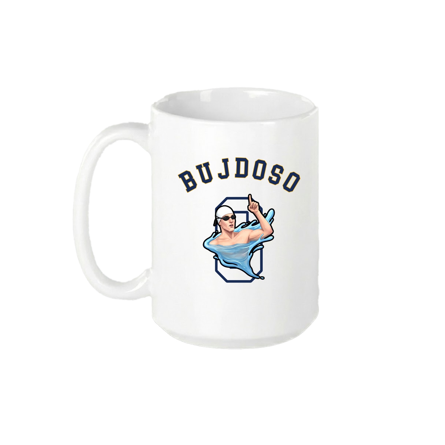 15oz Coffee Mug — Shirsey Arch in White