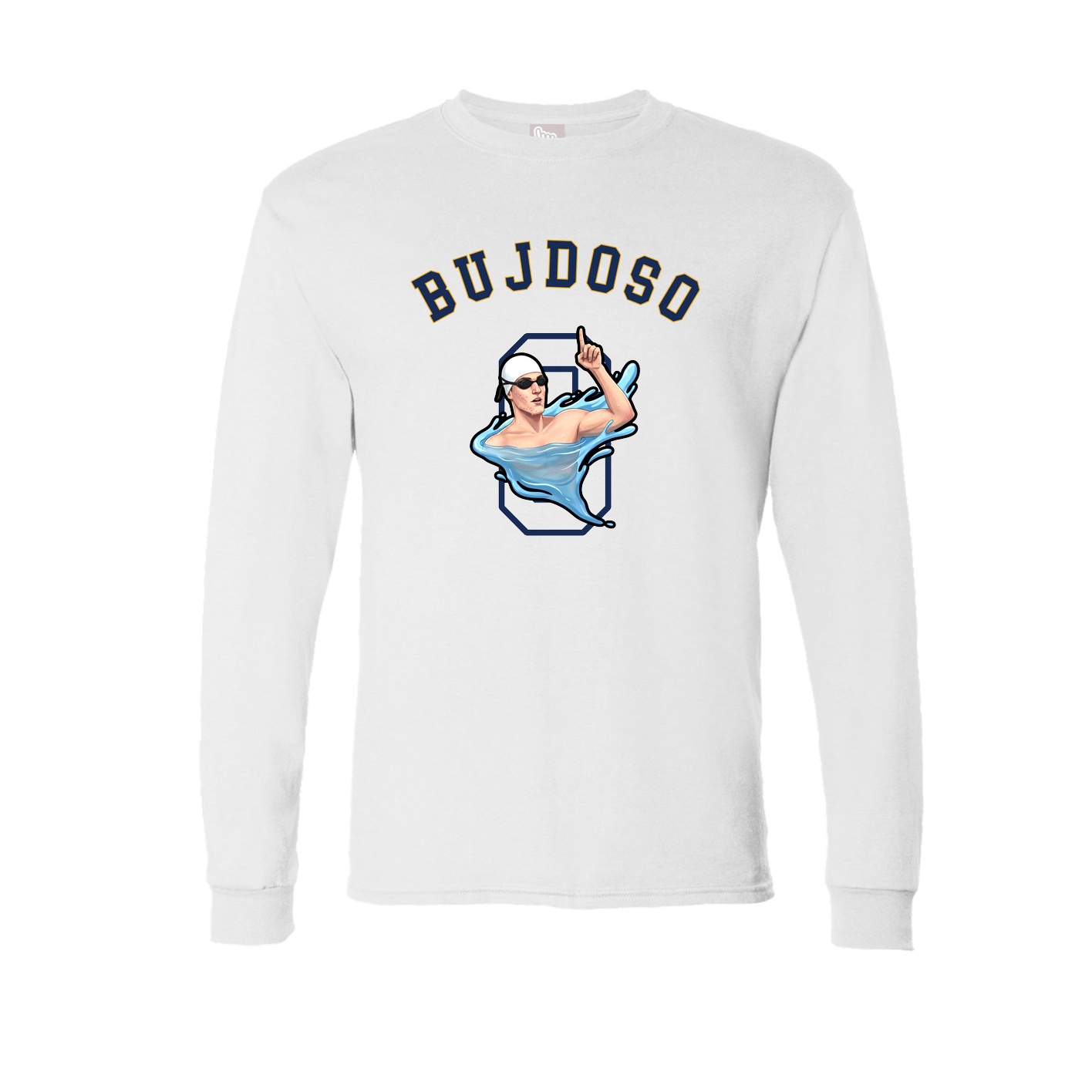 Long Sleeve Tee — Shirsey Arch in White
