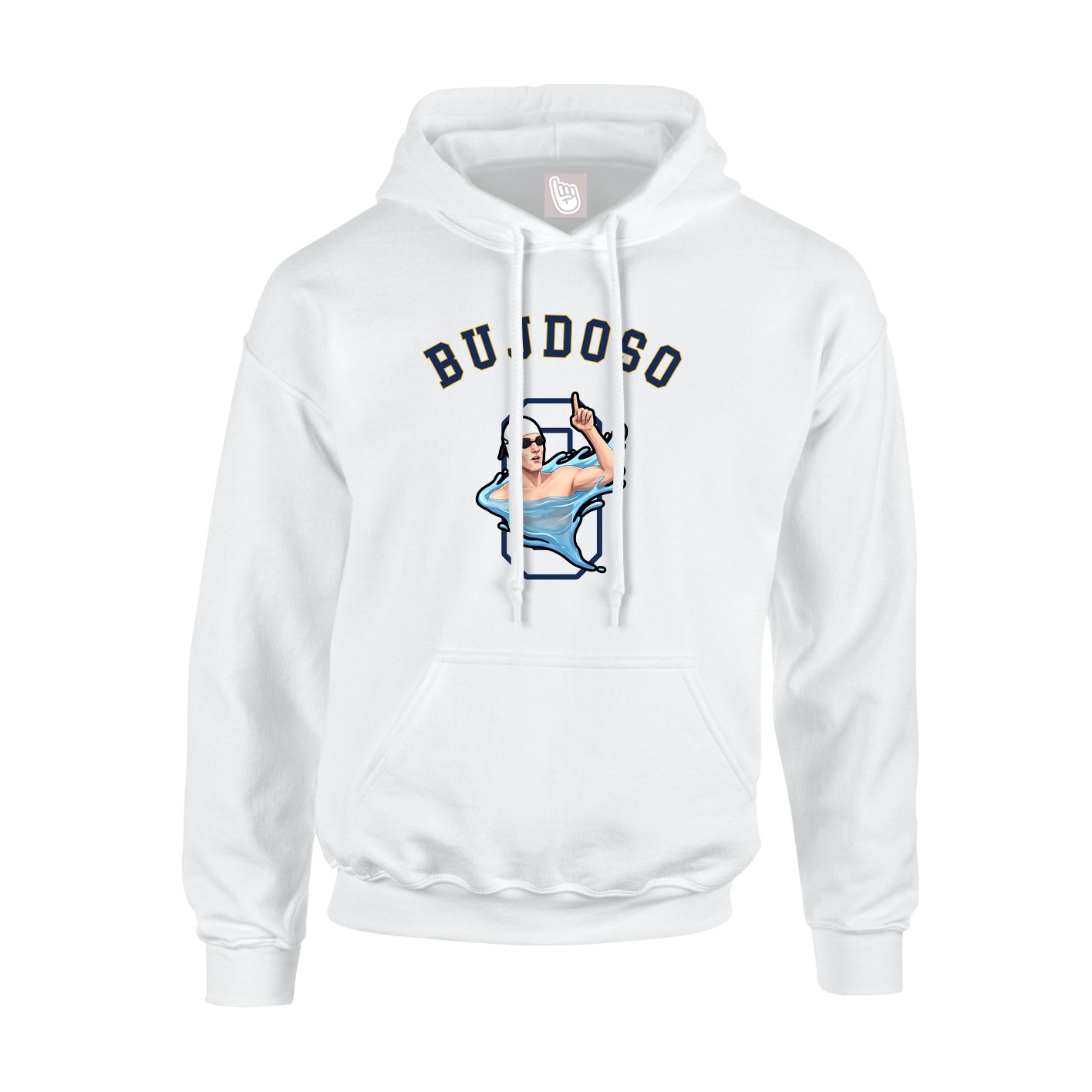 Youth Hoodie — Shirsey Arch in White