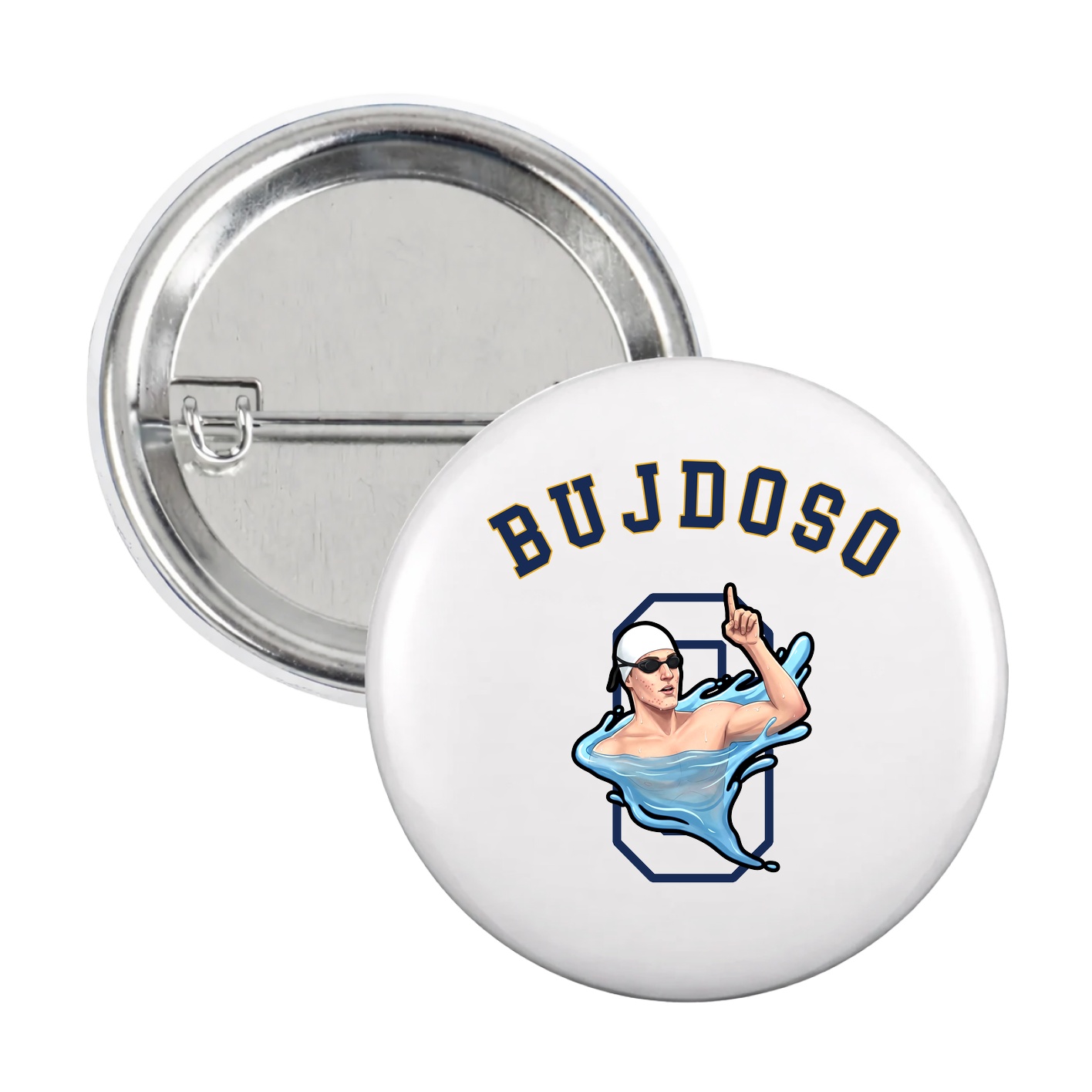 Game Day Button — Shirsey Arch in White