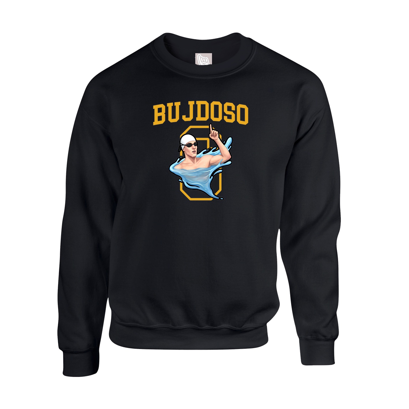 Fleece Crew — Shirsey in Black