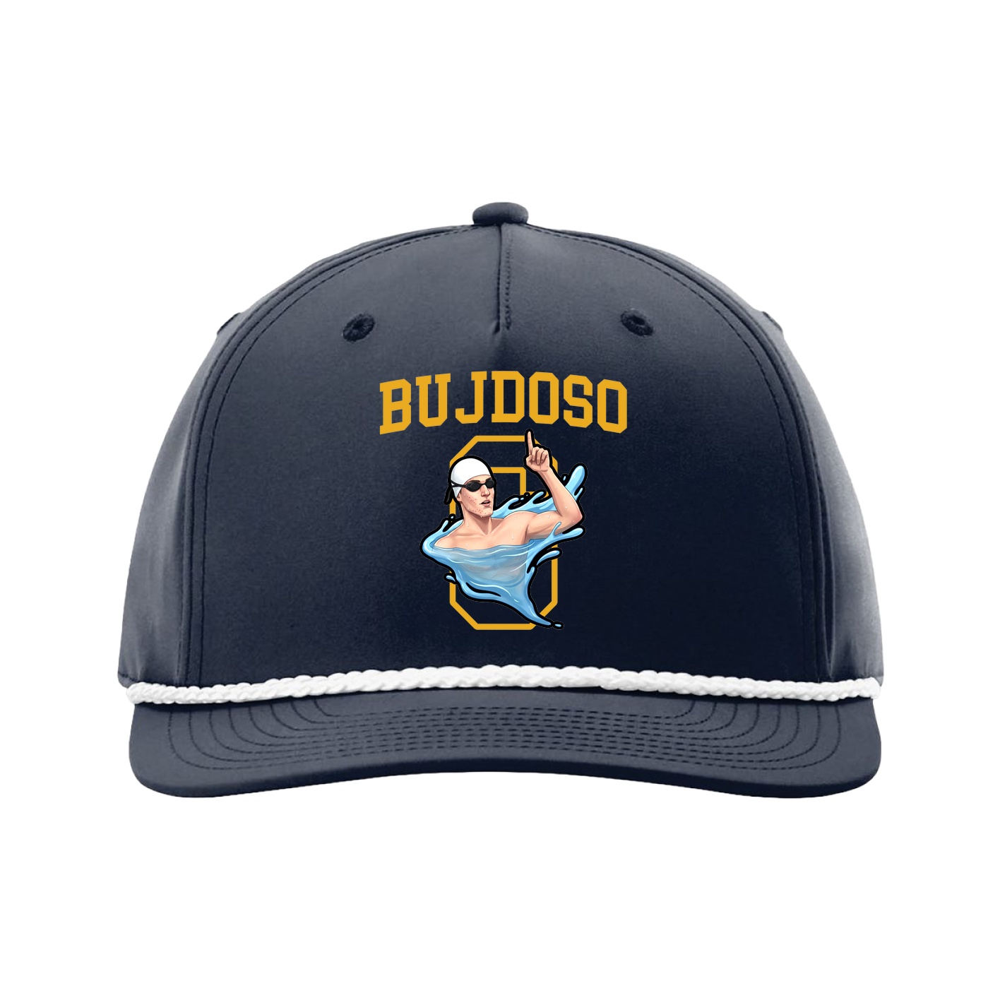Five-Panel Classic Rope Cap — Shirsey in Navy