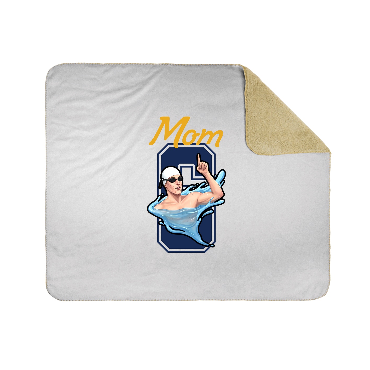 Throw Blanket — Mothers Day Shirsey in White