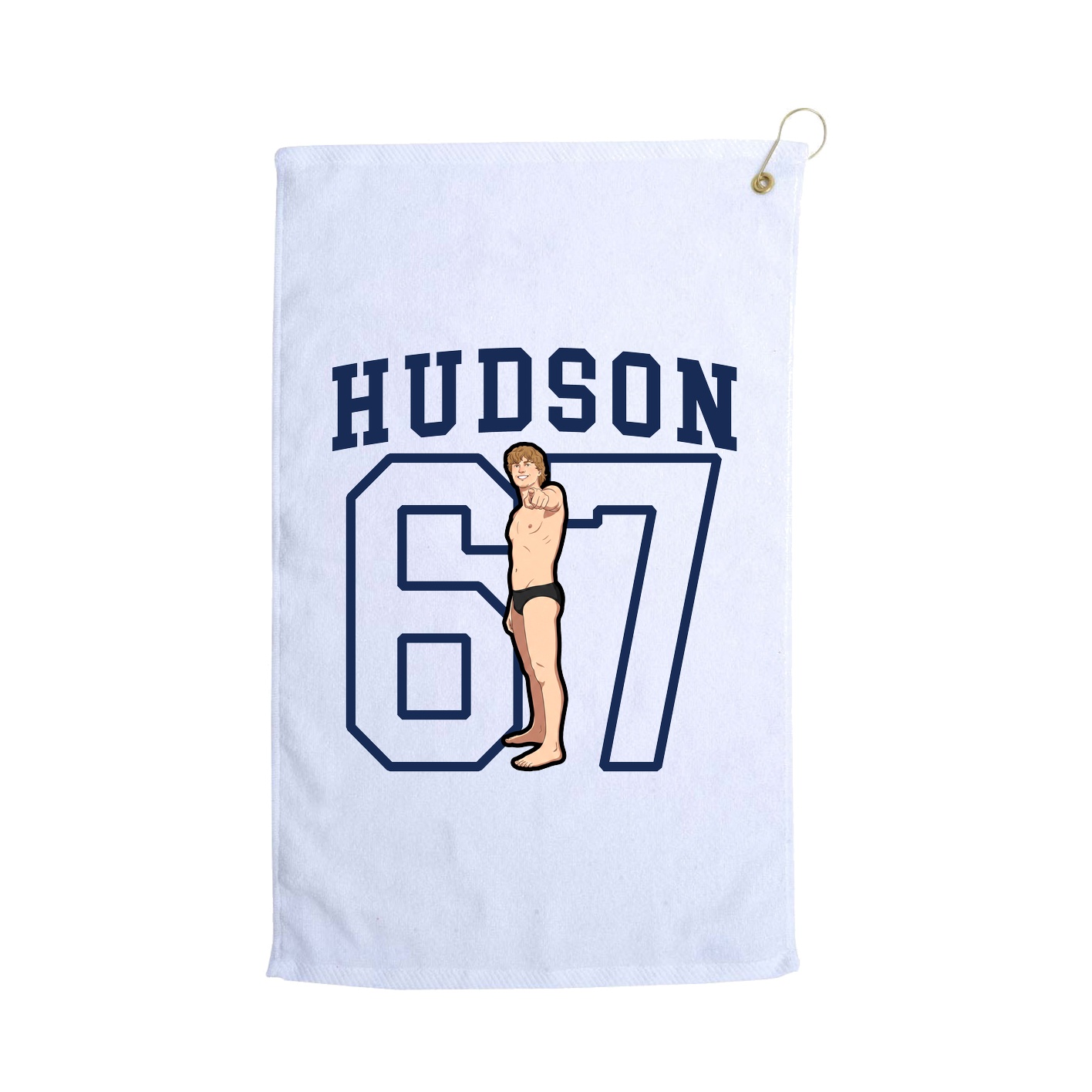 Golf Towel — Shirsey in White