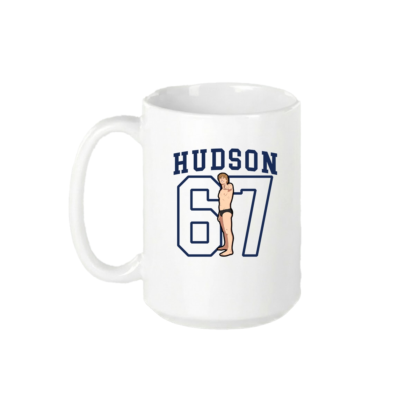 15oz Coffee Mug — Shirsey in White