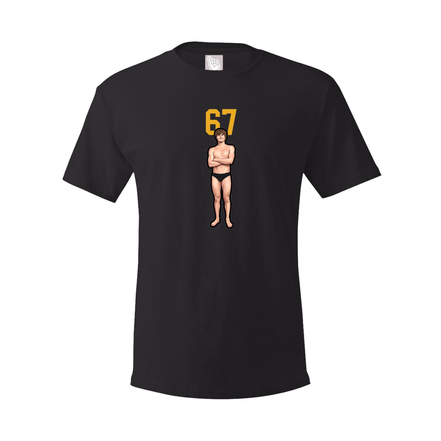 Tee — Number Top in Black