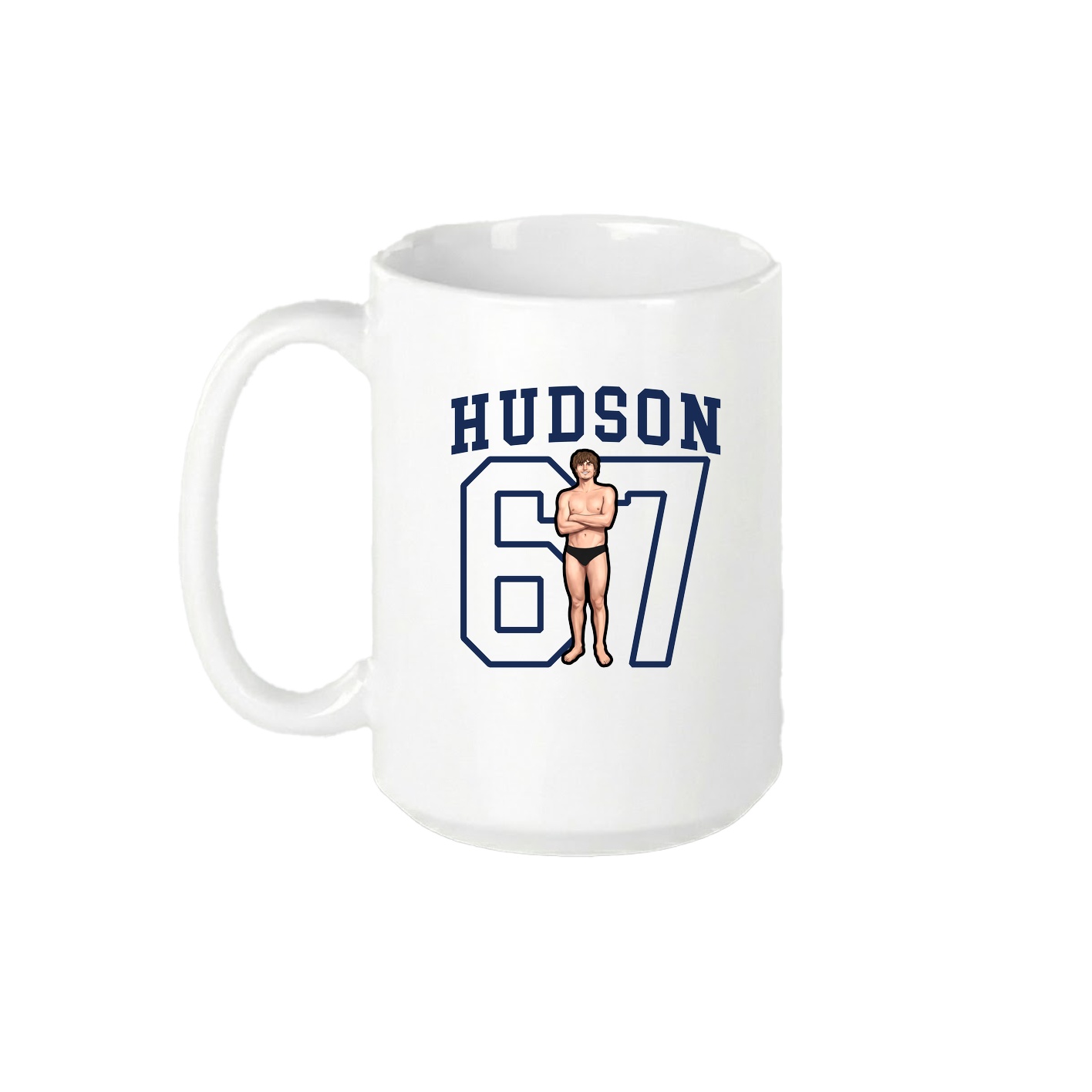 15oz Coffee Mug — Shirsey in White