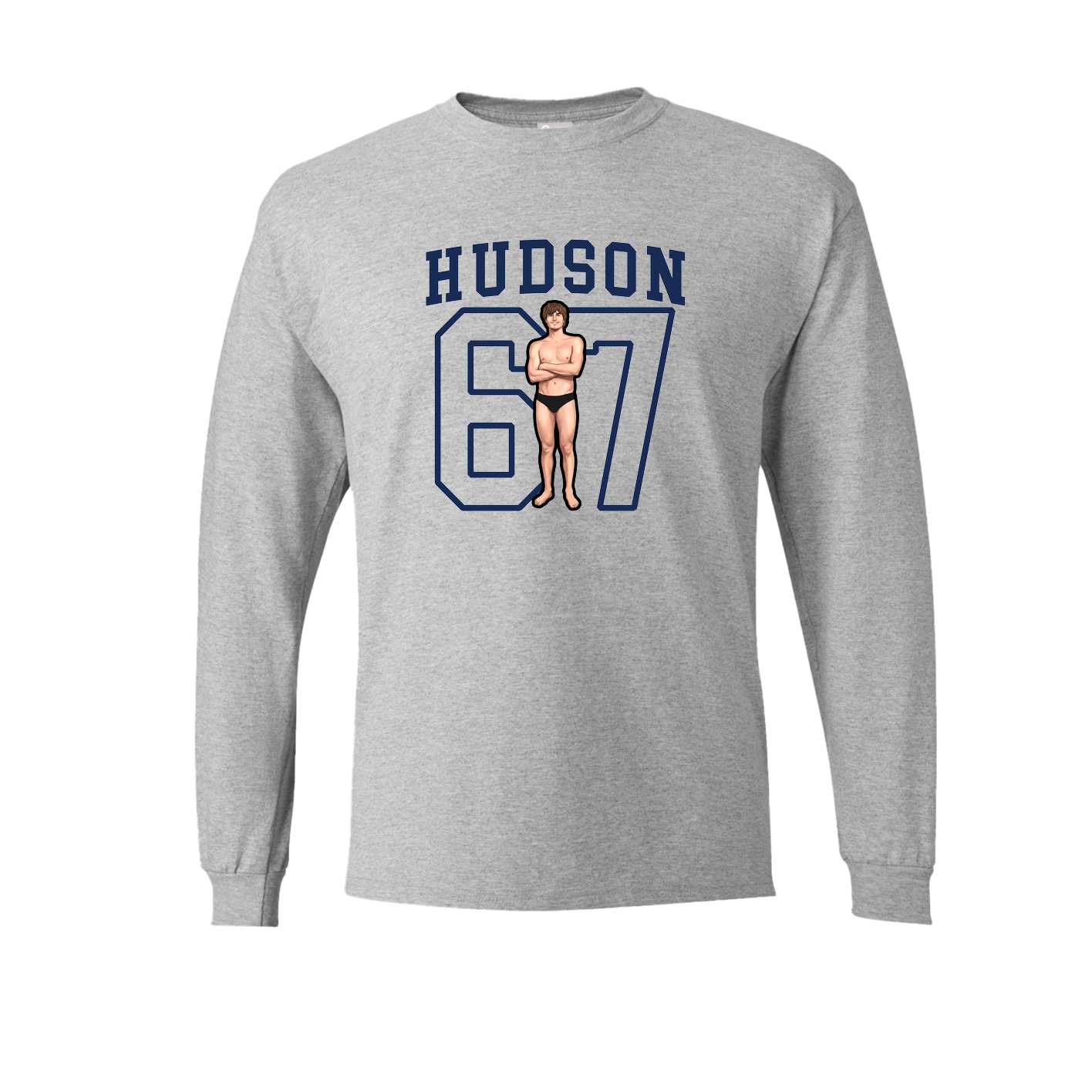 Long Sleeve Tee — Shirsey in Grey