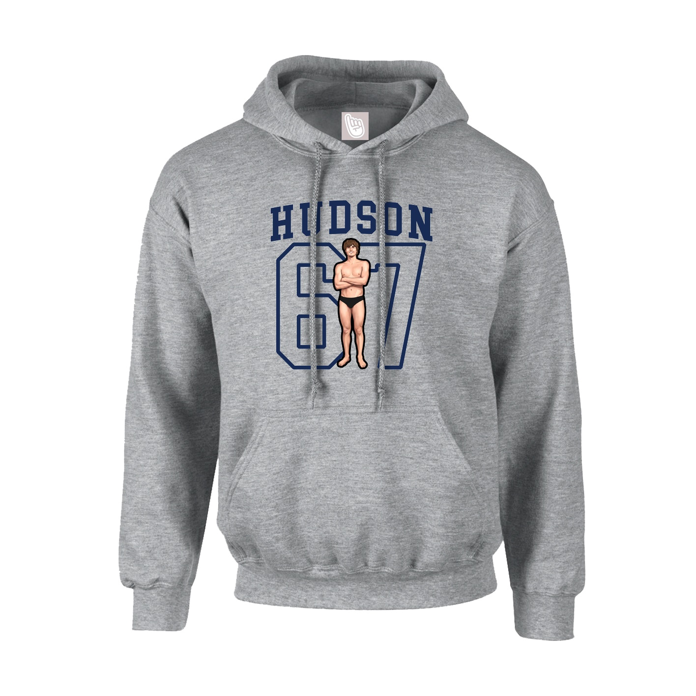 Hoodie — Shirsey in Grey