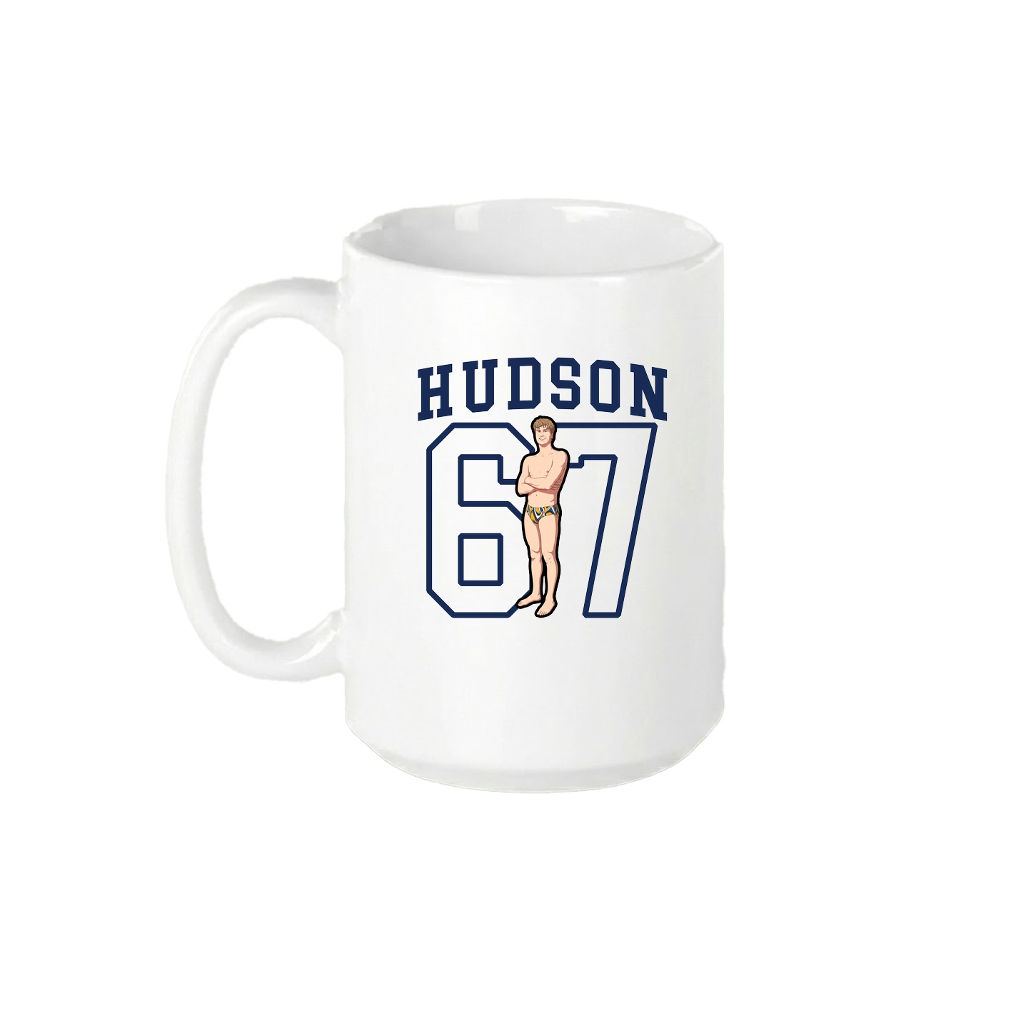 15oz Coffee Mug — Shirsey in White