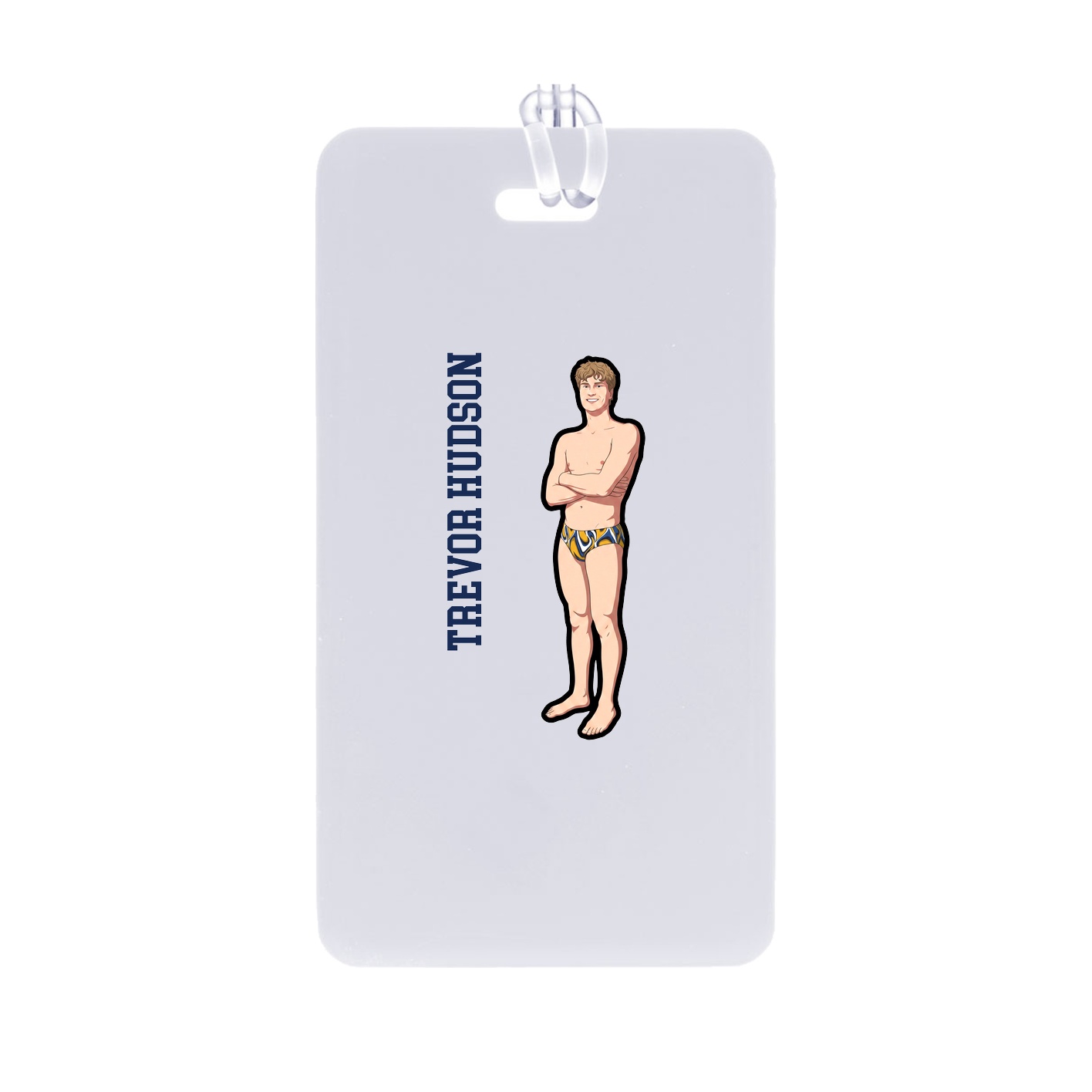 Bag Tag — Name Vertical in Classic