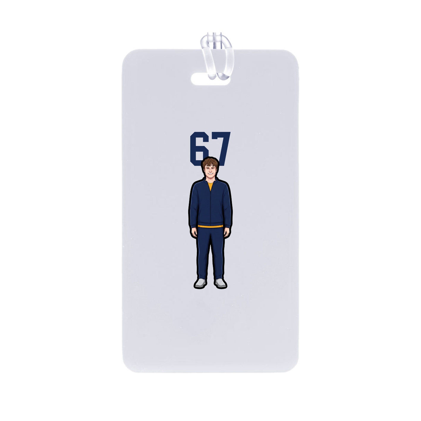 Bag Tag — Number Top in Classic