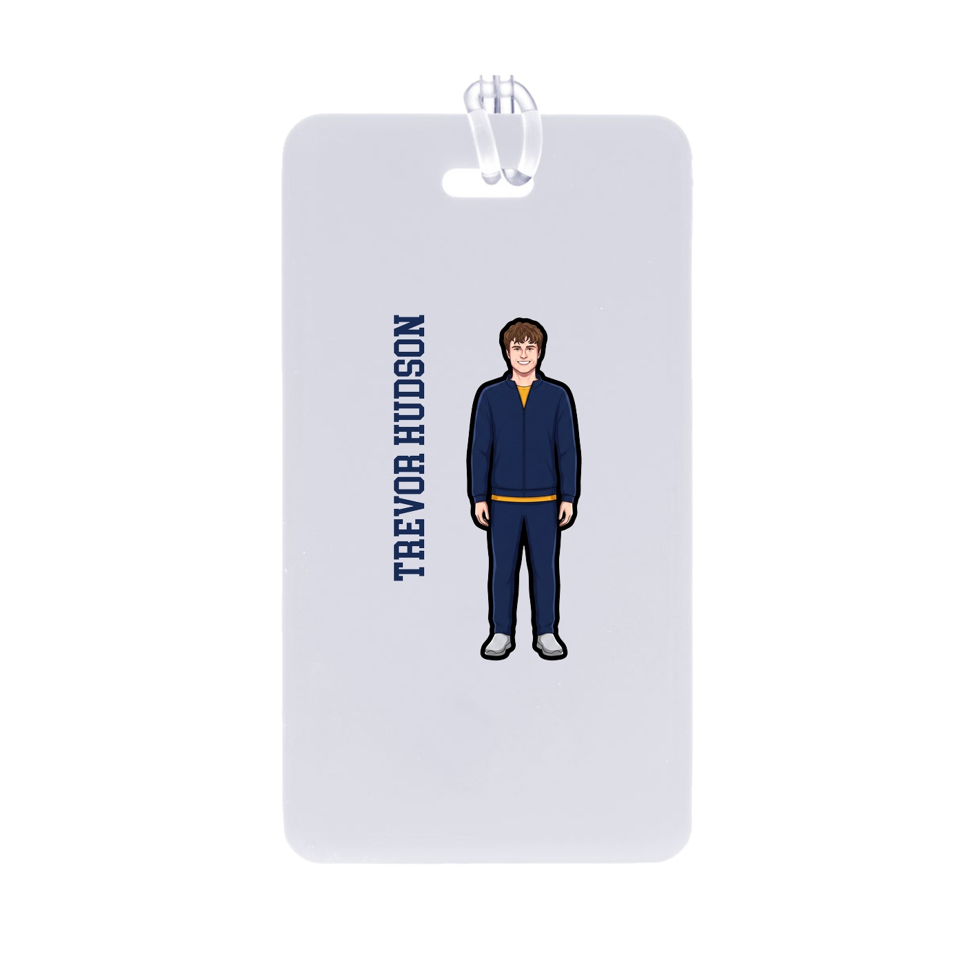 Bag Tag — Name Vertical in Classic