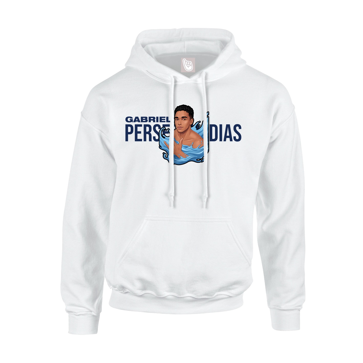 Youth Hoodie — Player Name in White