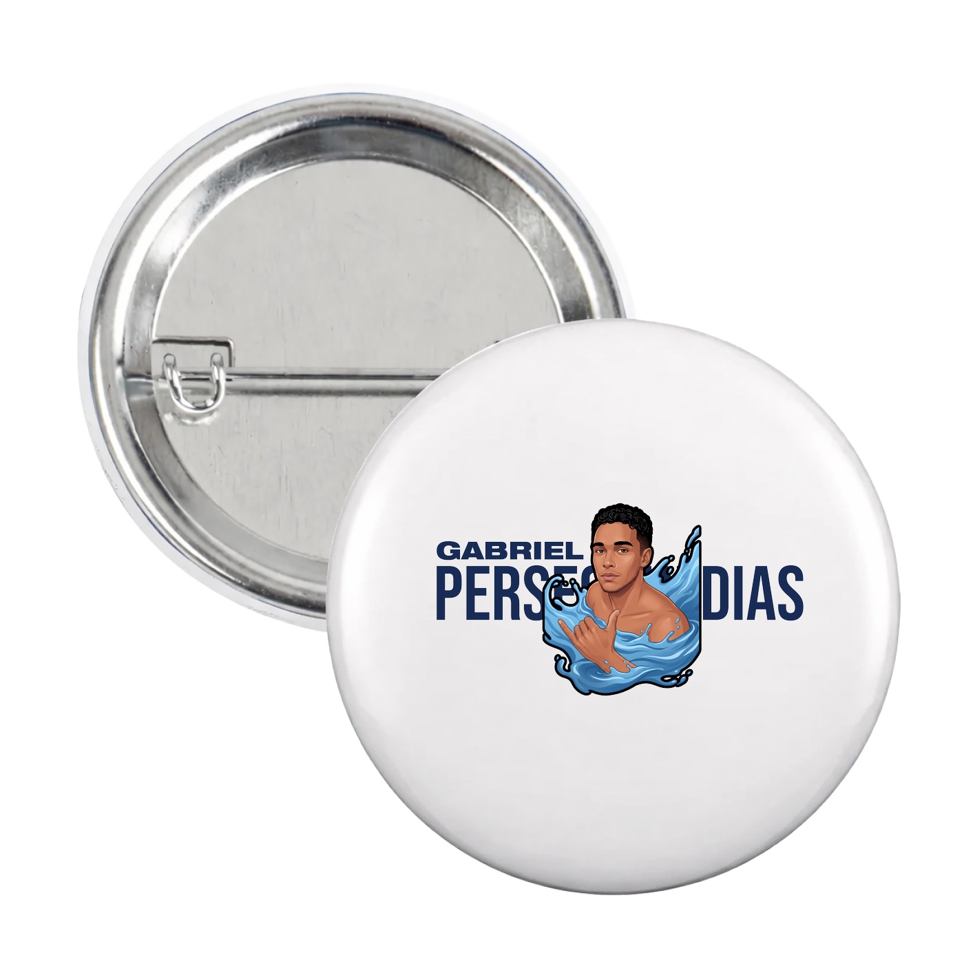 Game Day Button — Player Name in White
