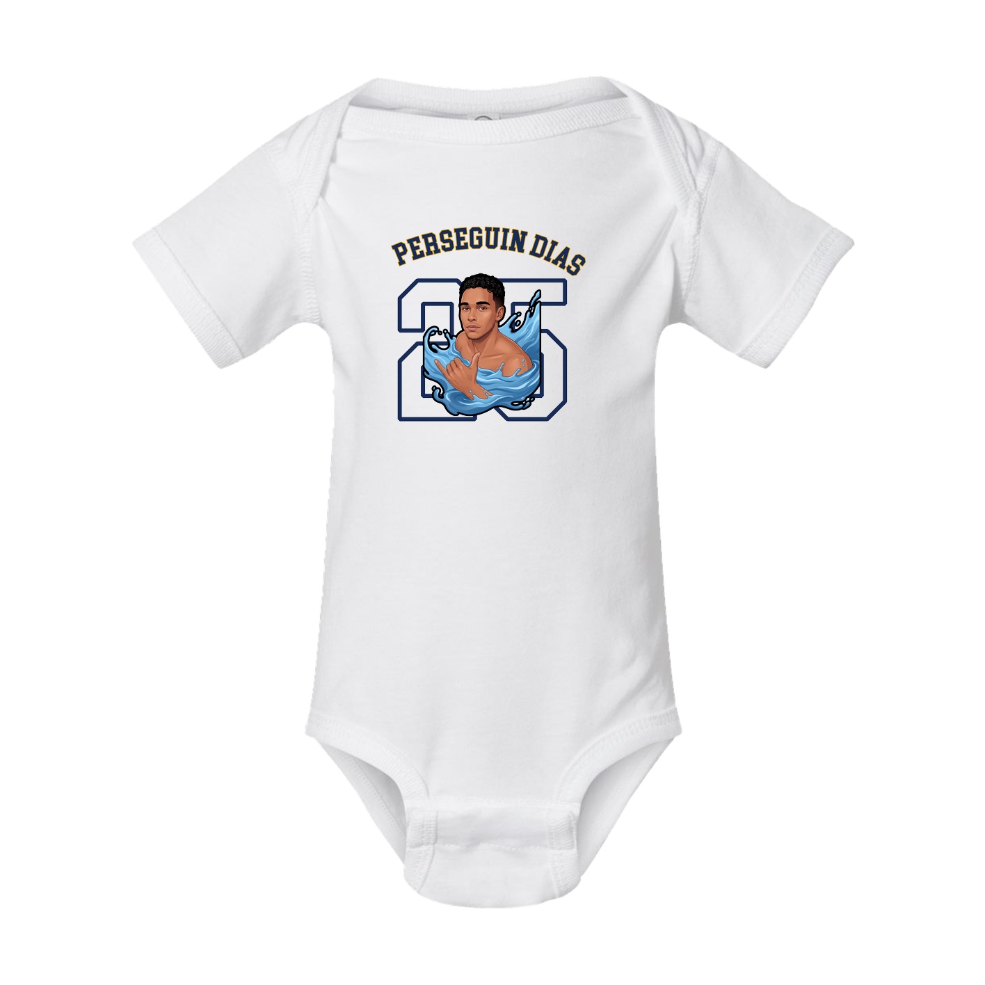Baby Onesie — Shirsey Arch in White