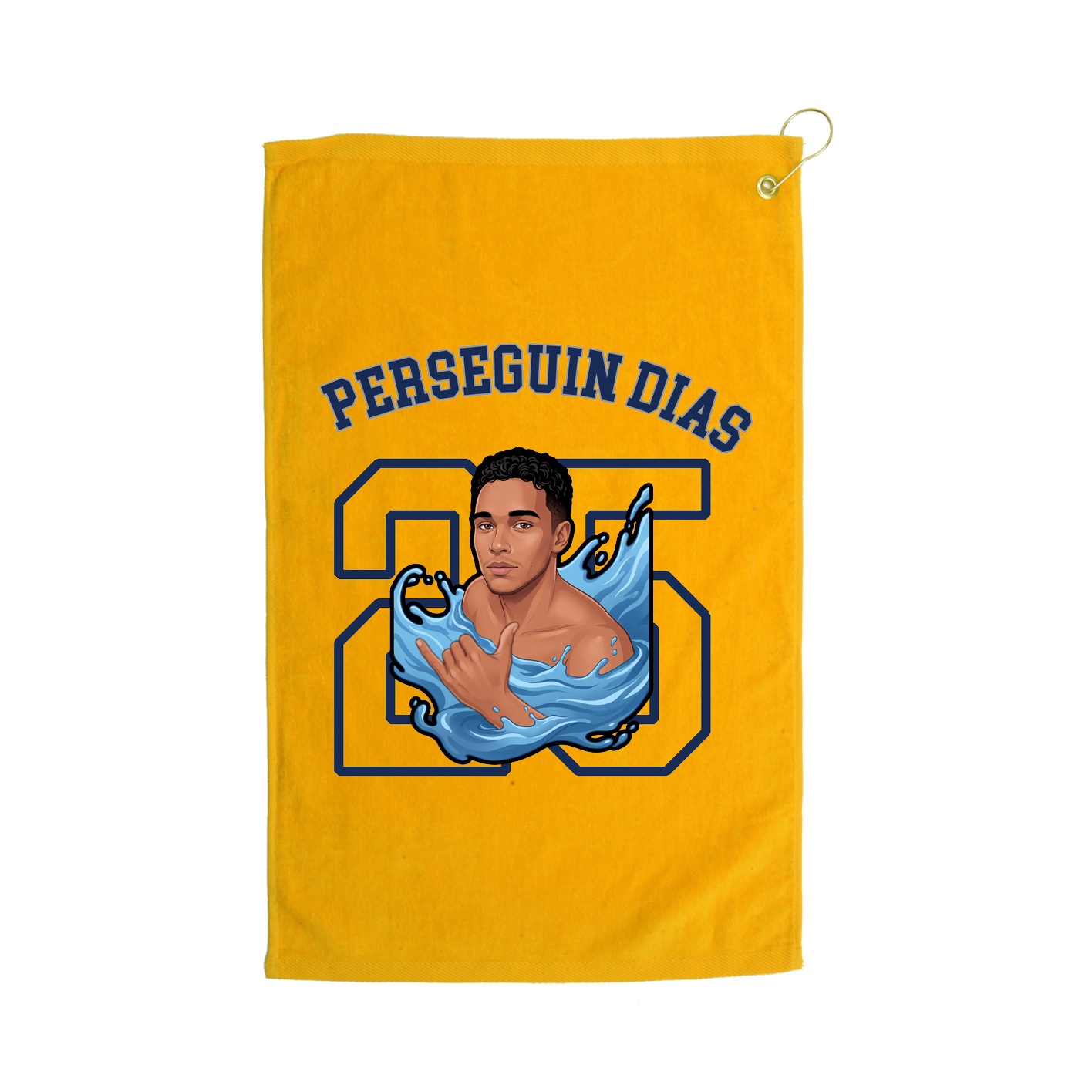 Golf Towel — Shirsey Arch in Gold