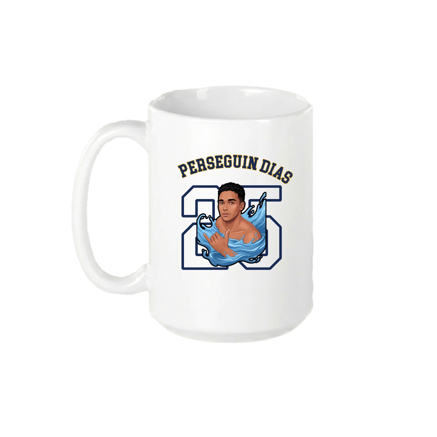 15oz Coffee Mug — Shirsey Arch in White
