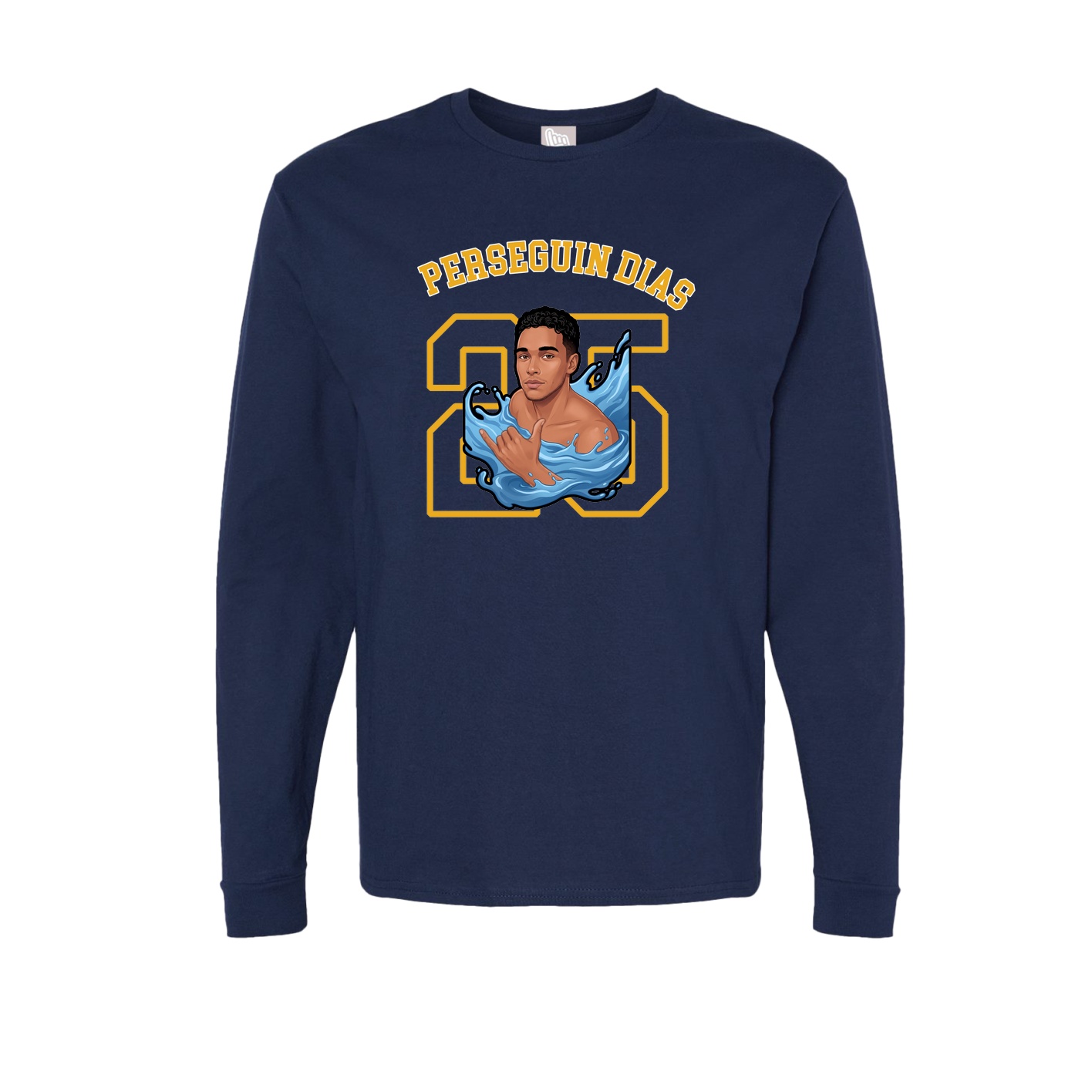 Long Sleeve Tee — Shirsey Arch in Navy