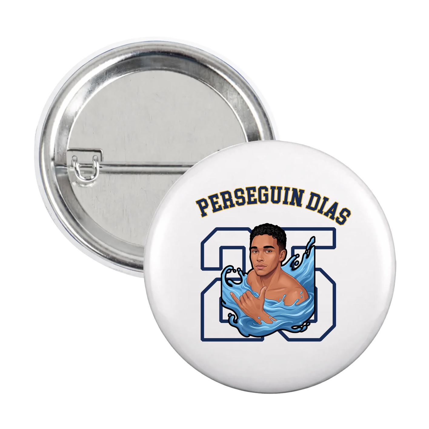 Game Day Button — Shirsey Arch in White