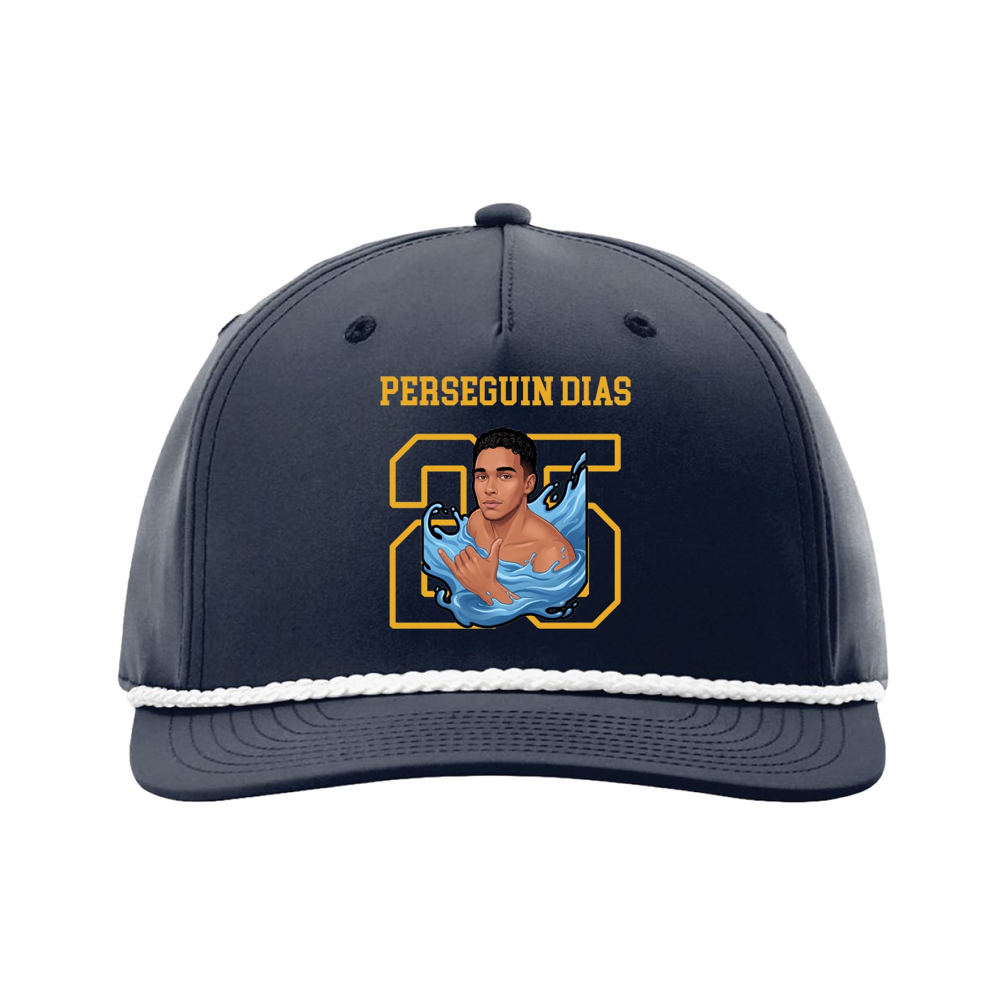 Five-Panel Classic Rope Cap — Shirsey in Navy