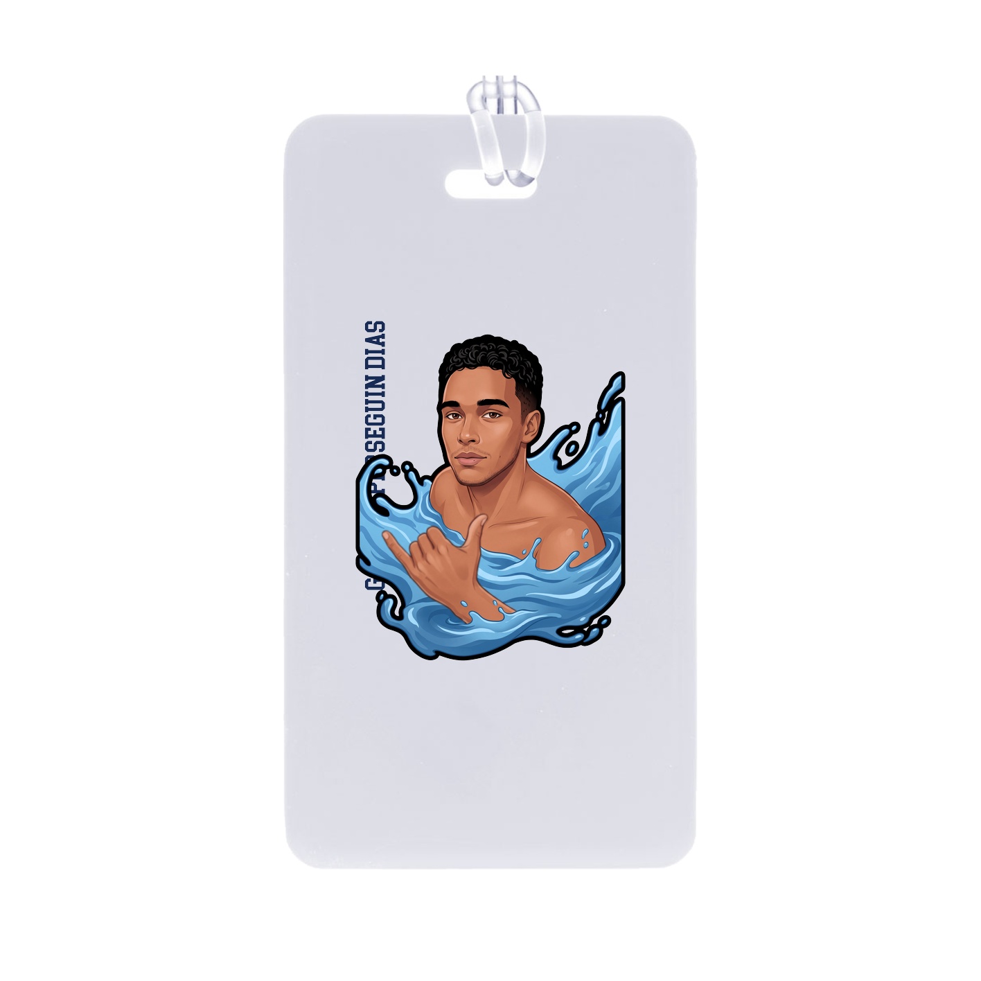 Bag Tag — Name Vertical in Classic