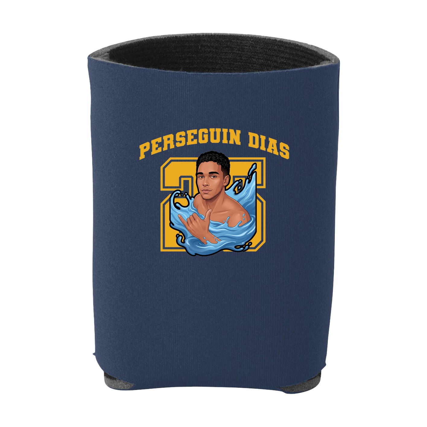Can Holder — Number in Navy