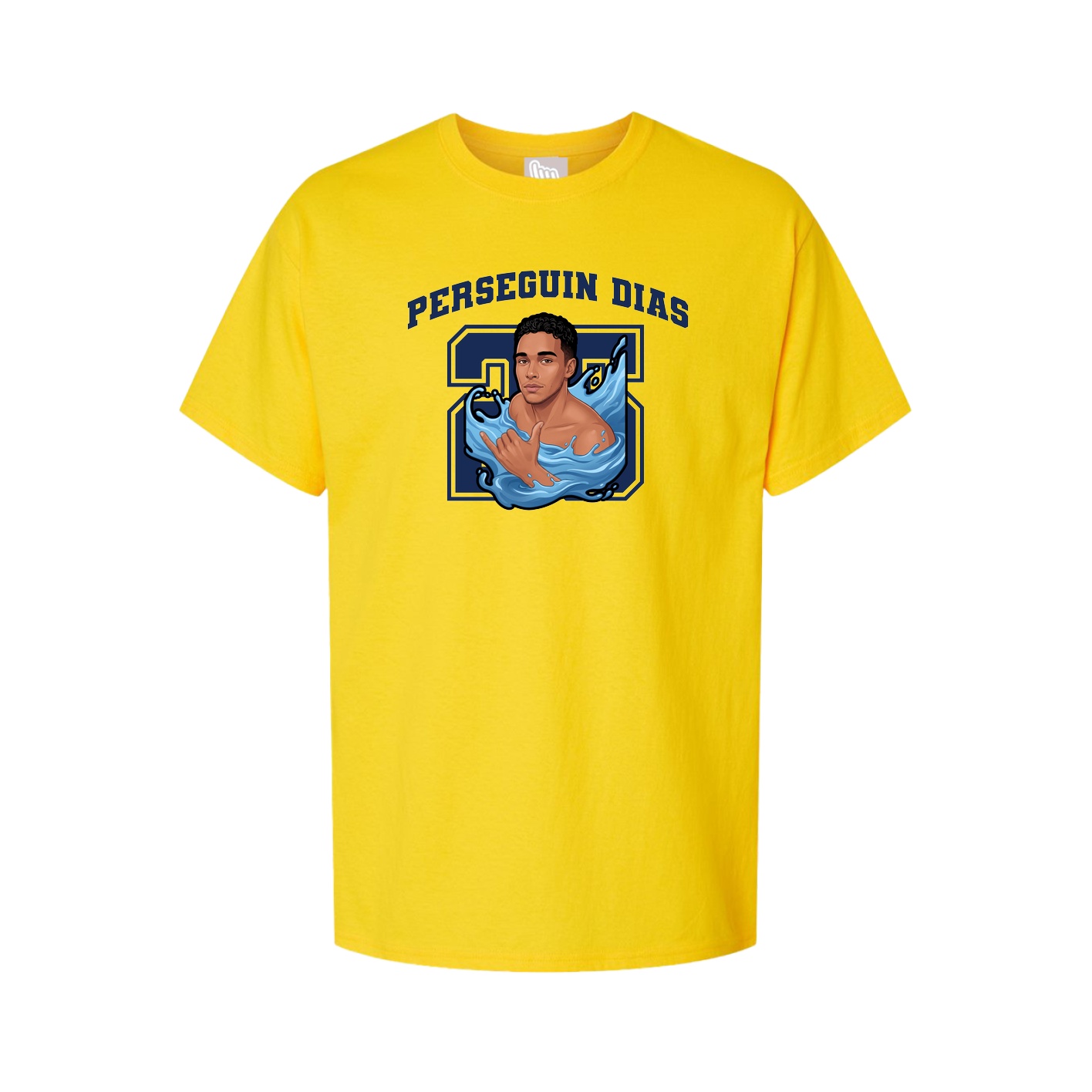 Youth Tee — Number in Gold
