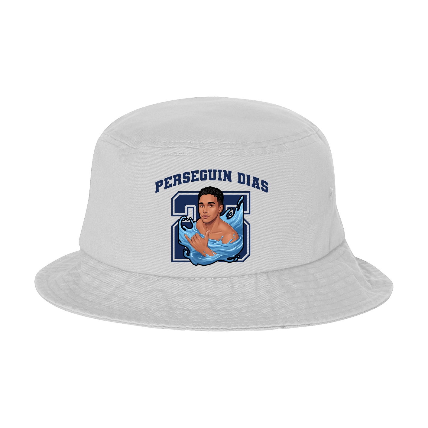 Bucket Cap — Number in White