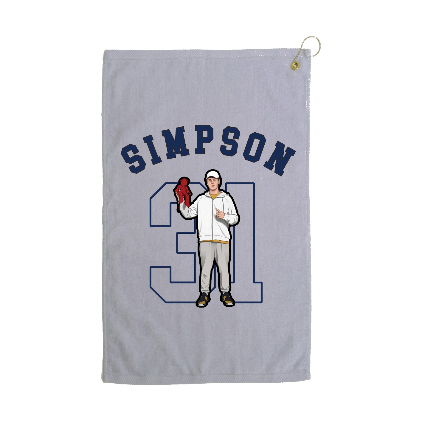 Golf Towel — Shirsey Arch in Grey