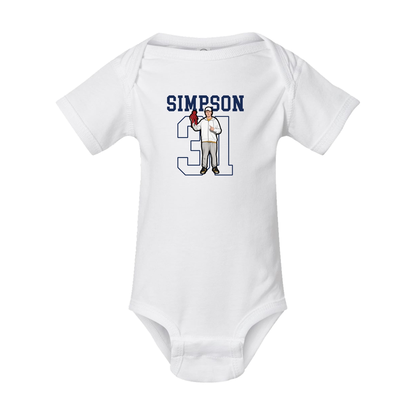 Baby Onesie — Shirsey in White