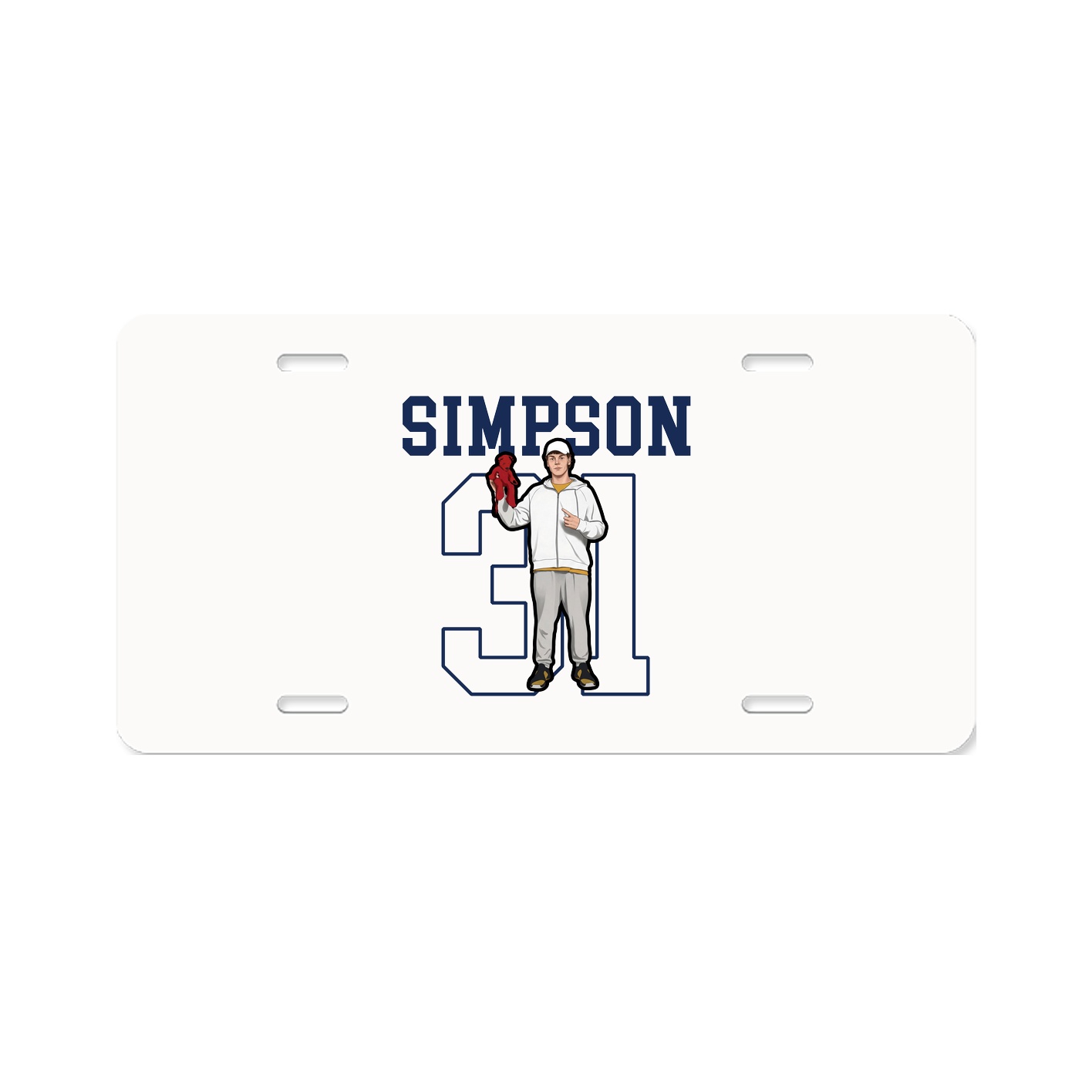 License Plate — Shirsey in Classic