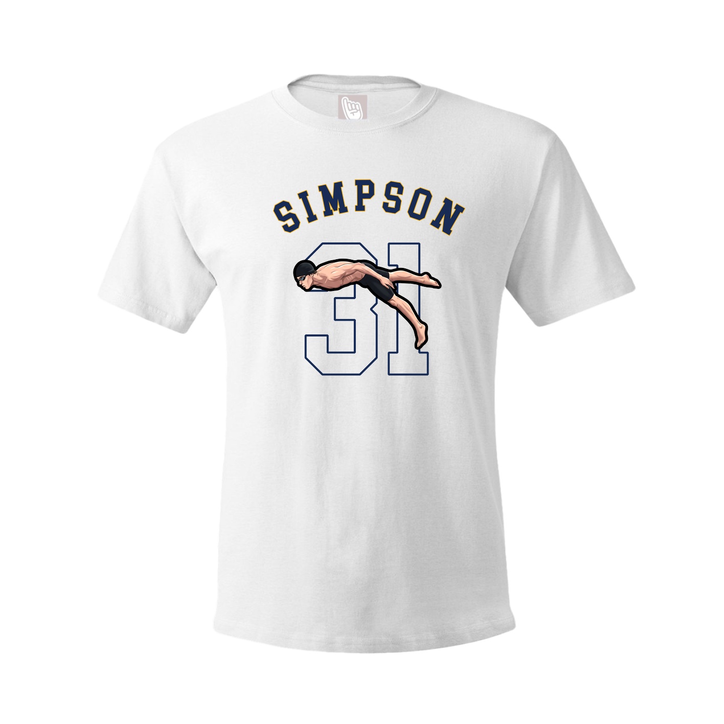 Youth Tee — Shirsey Arch in White
