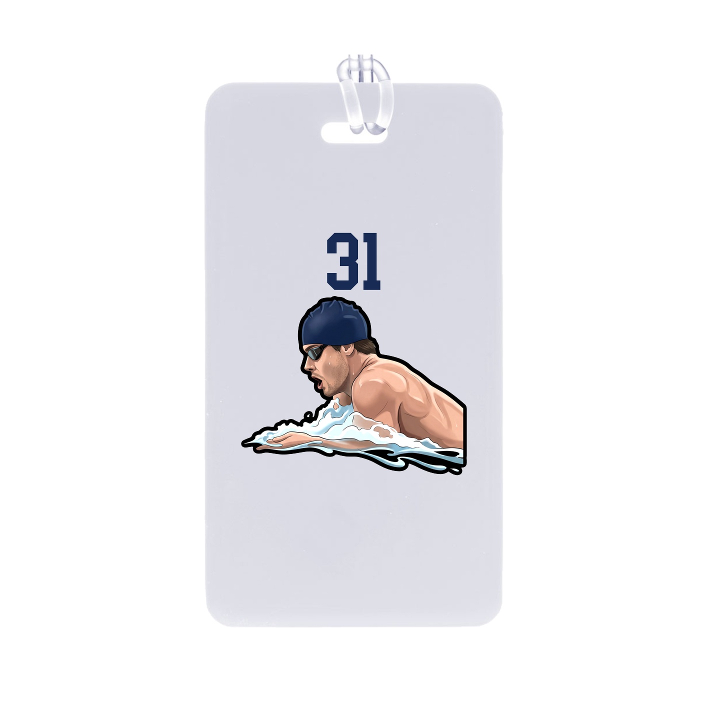Bag Tag — Number Top in Classic
