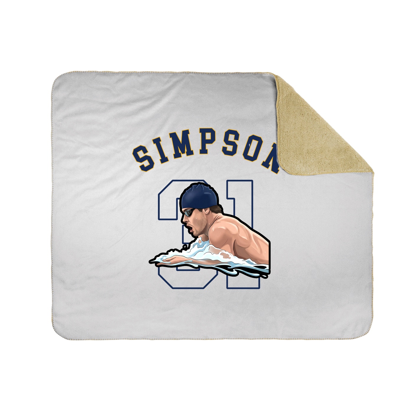 Throw Blanket — Shirsey Arch in White