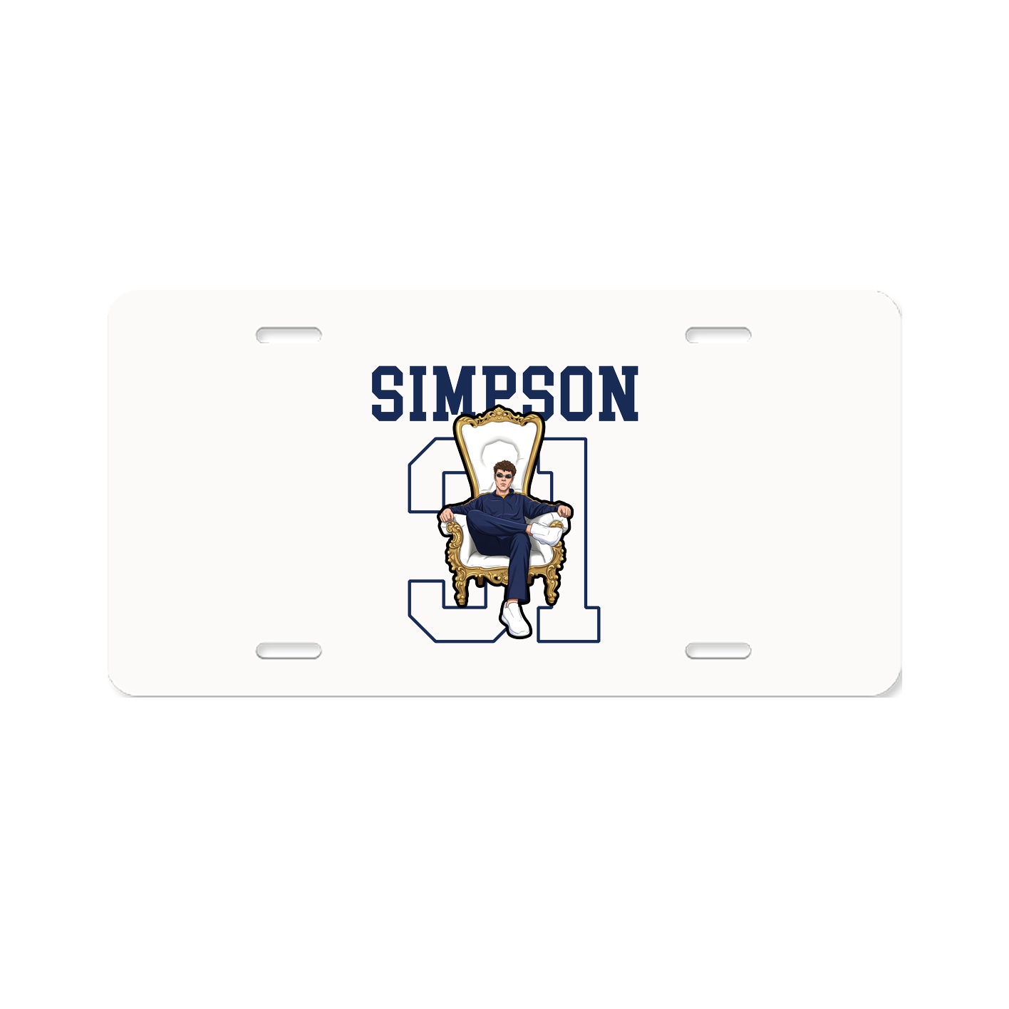 License Plate — Shirsey in Classic