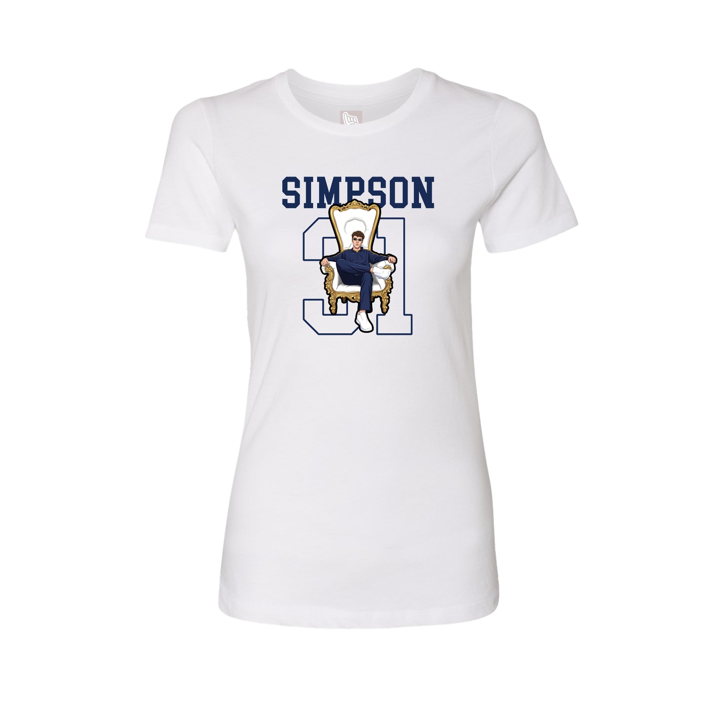 Fitted Women's Tee — Shirsey in White