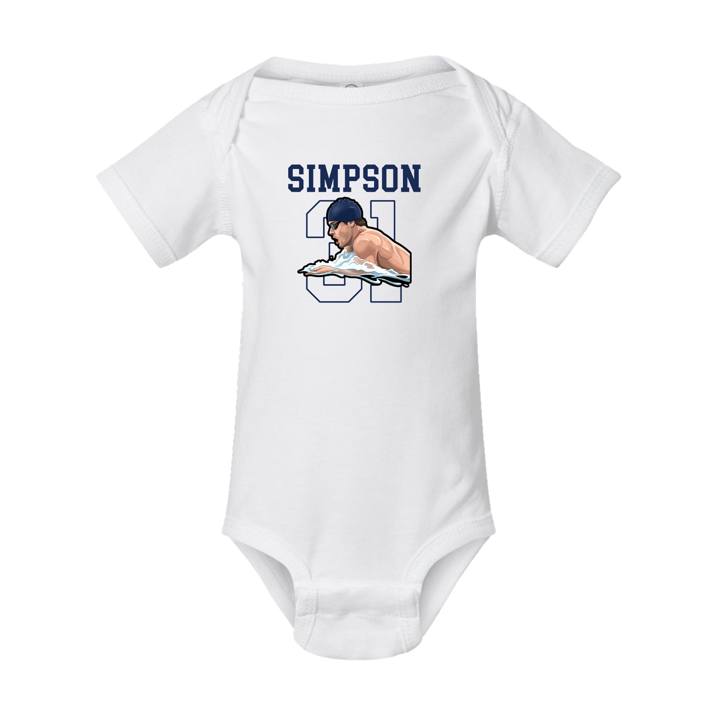 Baby Onesie — Shirsey in White