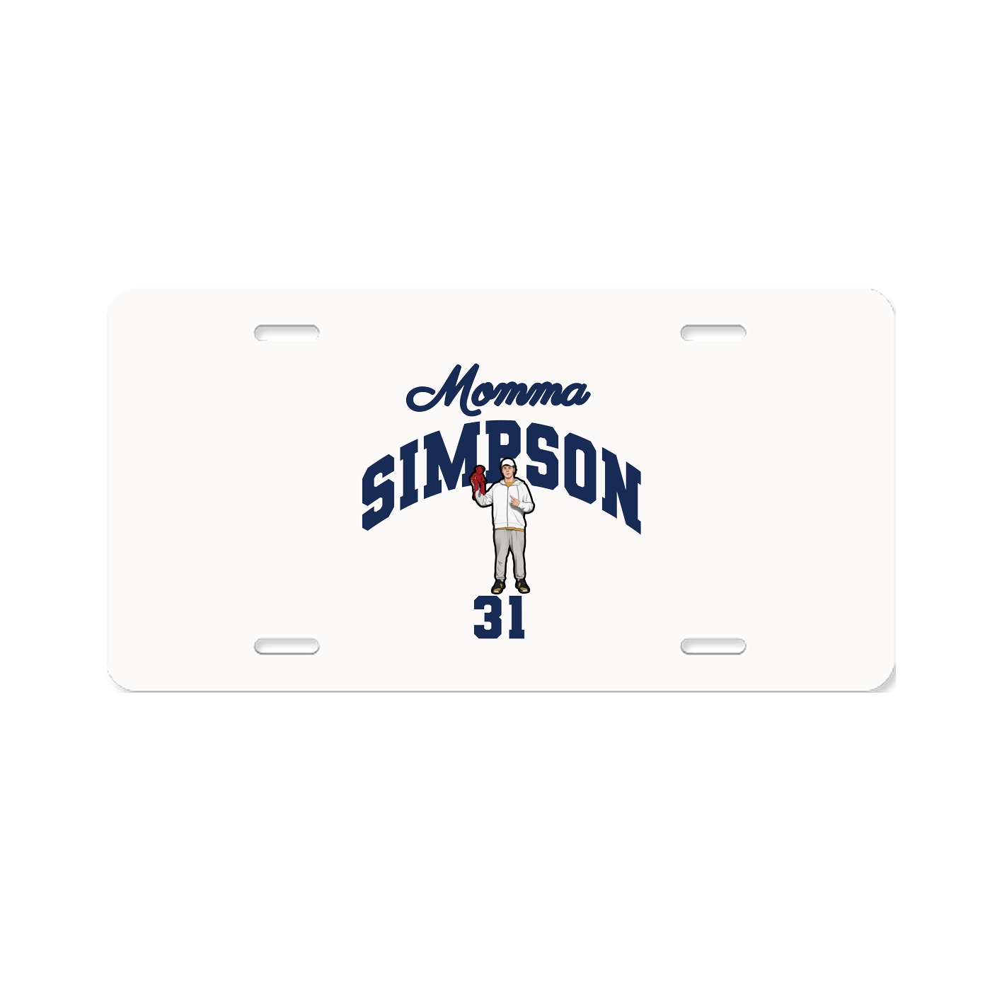 License Plate — Mothers Day Arch in Classic
