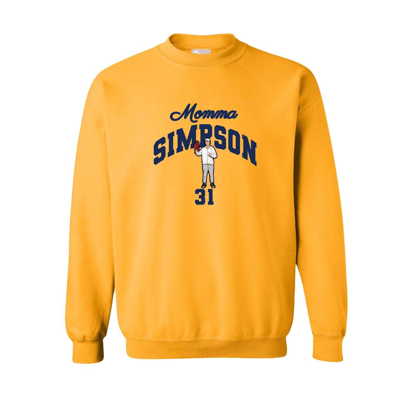 Fleece Crew — Mothers Day Arch in Gold