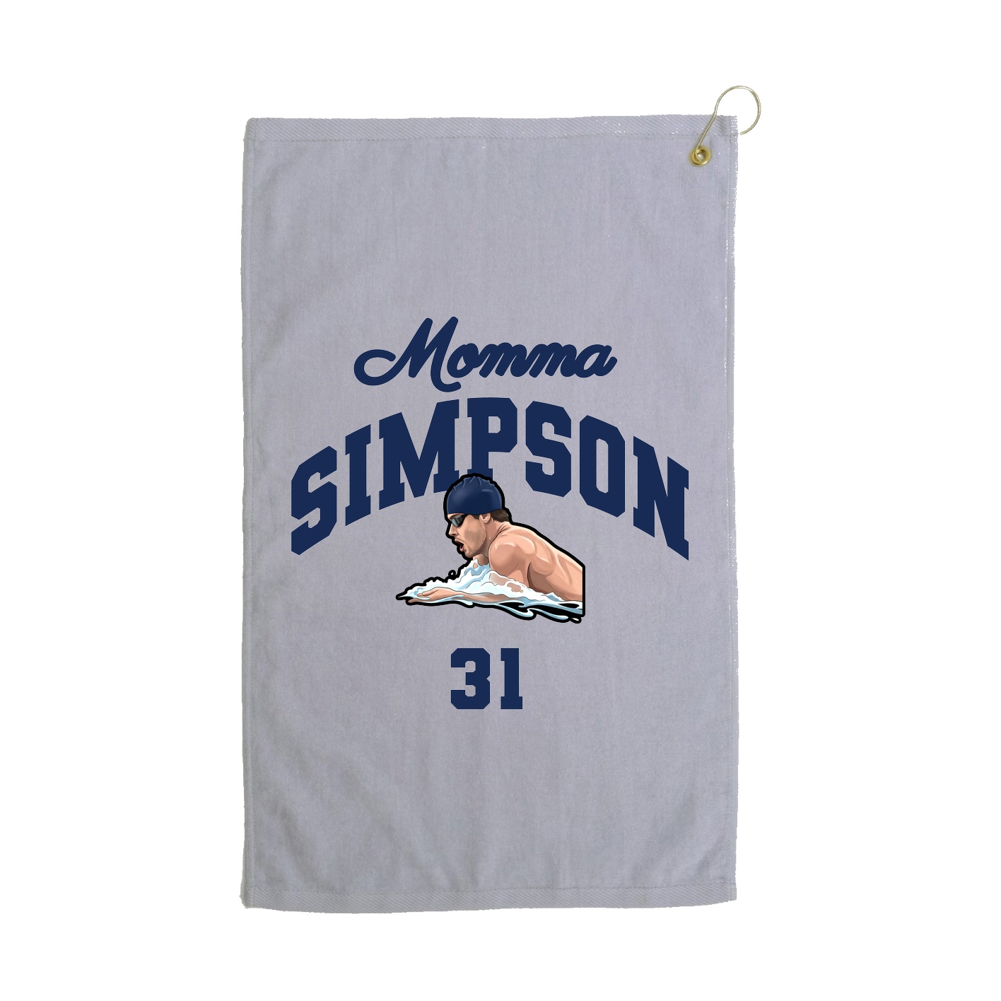 Golf Towel — Mothers Day Arch in Grey