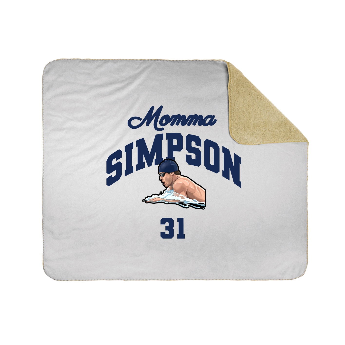 Throw Blanket — Mothers Day Arch in White